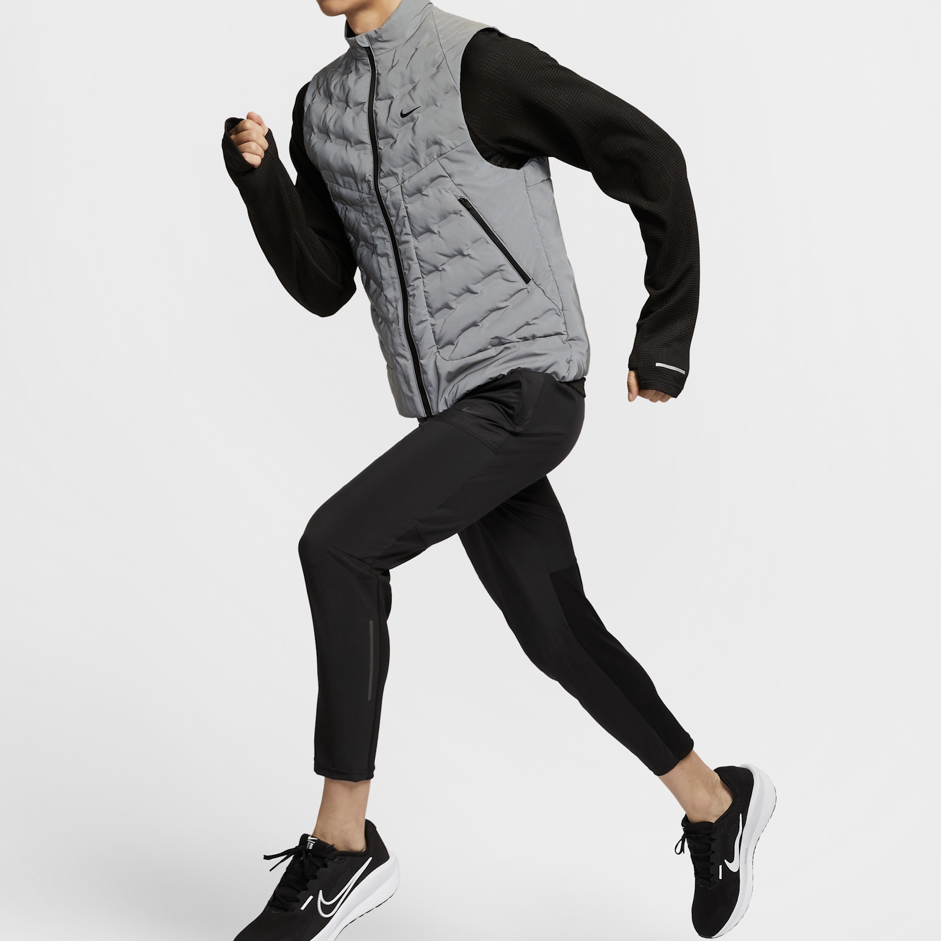 Nike Therma-Fit ADV Reflective Design Running Vest Reflect Silver - Asia 착용 스타일 - 1