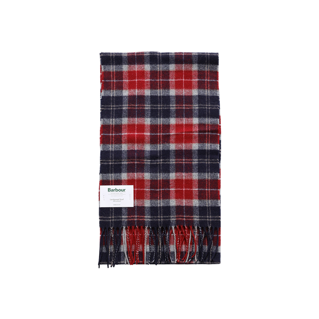 USC0001 RE75 [13% 쿠폰] Barbour Tartan Lambswool Scarf Red