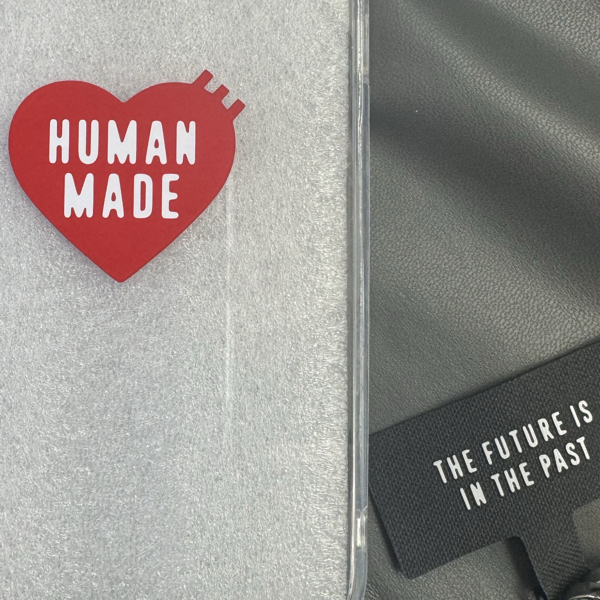 Human Made HM iPhone 15 Pro Max Case Black, Human Made HM iPhone 15 Pro Case Black 착용 스타일