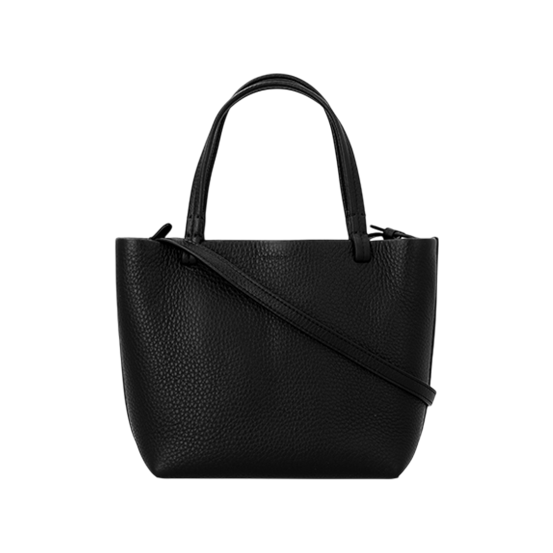 W1199-L129 BLACK [13% 쿠폰] The Row Small Park Tote Bag in Leather Black