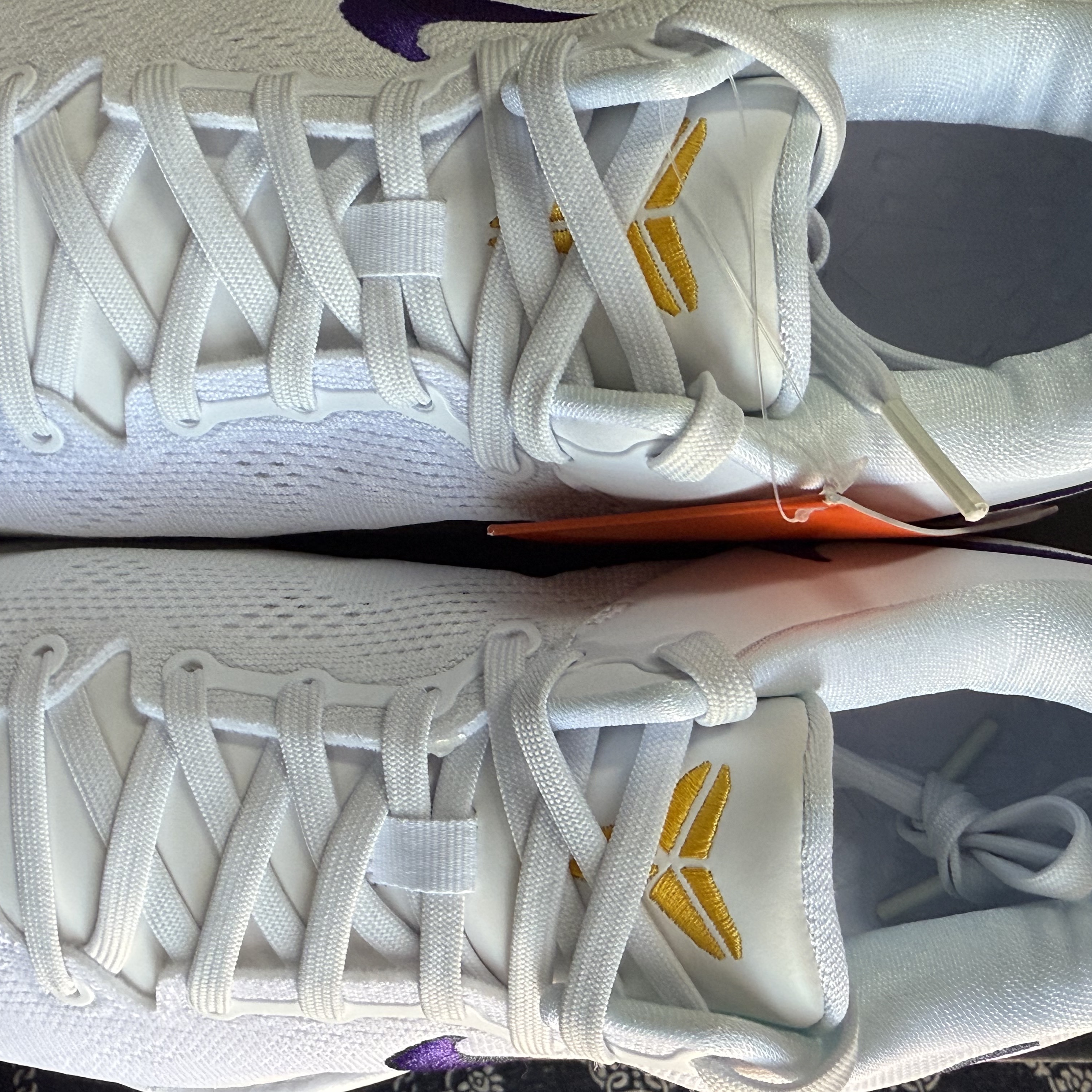 Nike Kobe 8 Protro White and Court Purple 착용 스타일 - 6