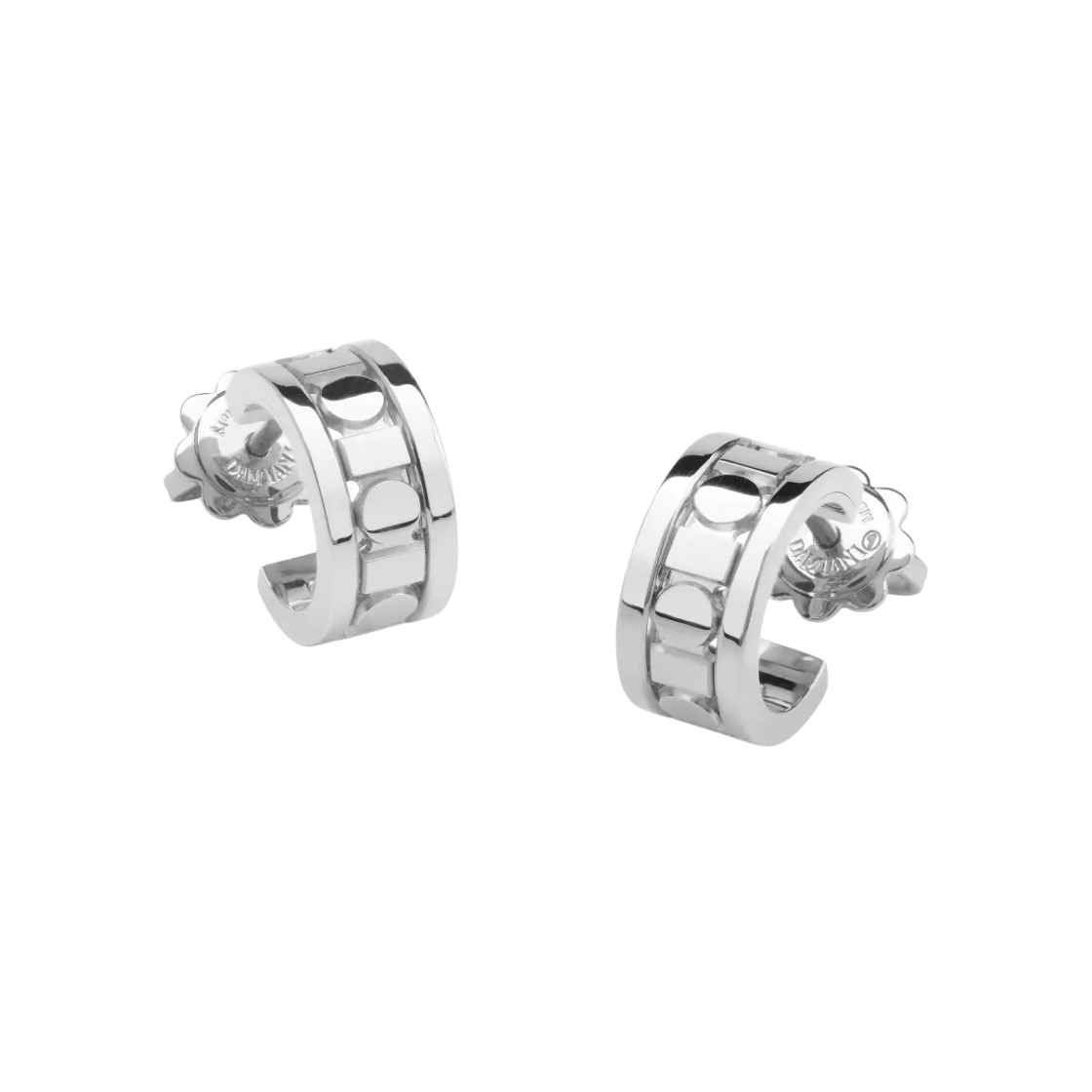 (W) 다미아니 벨에포크 릴 이어링 화이트 골드((W) Damiani Belle Epoque Reel Earrings White Gold)