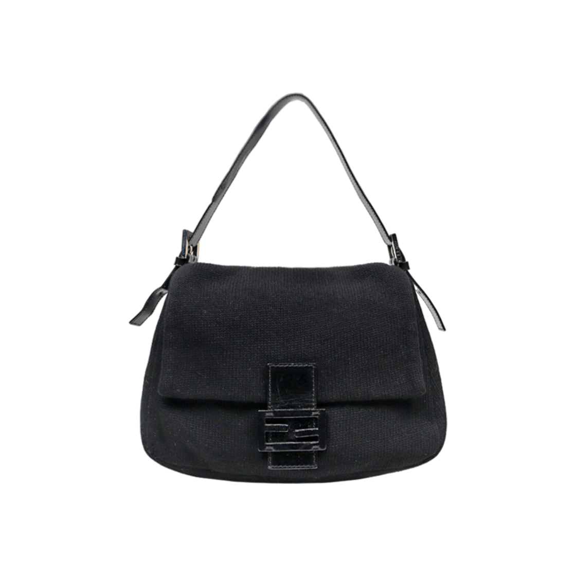 ITMAS8JGTD26 Fendi Black Canvas Mama Bag A-A41305