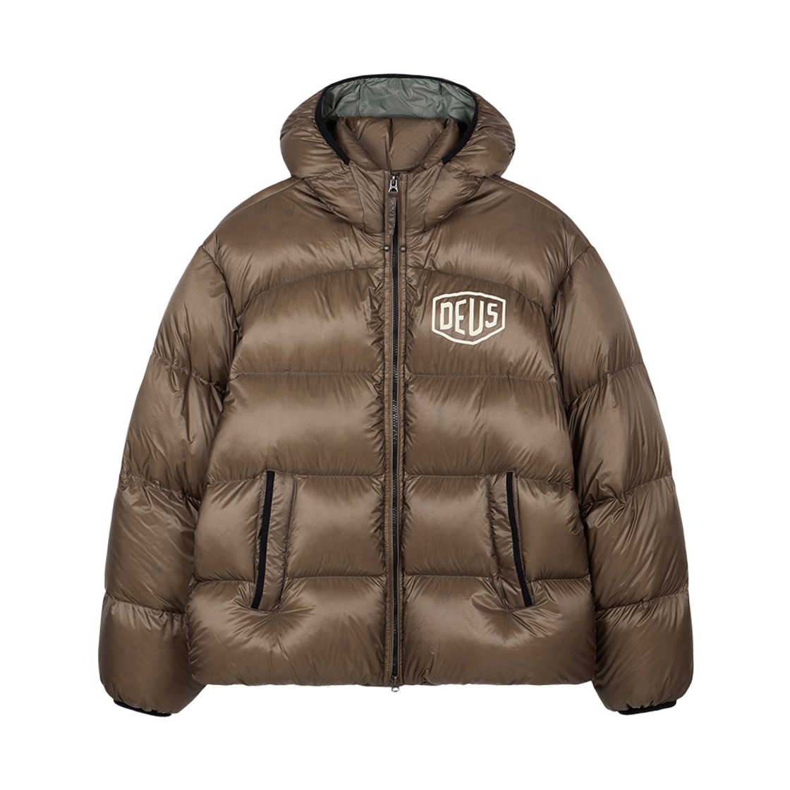 [6% 적립] 데우스 엑스 마키나 쉴드 후디 다운 브라운