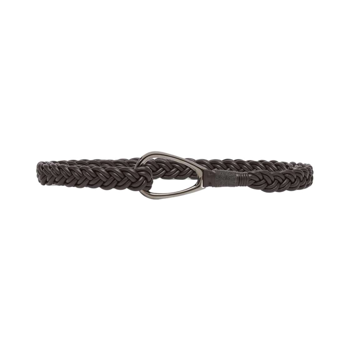 M0TRPC269-CTDM (W) Brunello Cucinelli Leather Belt Brown