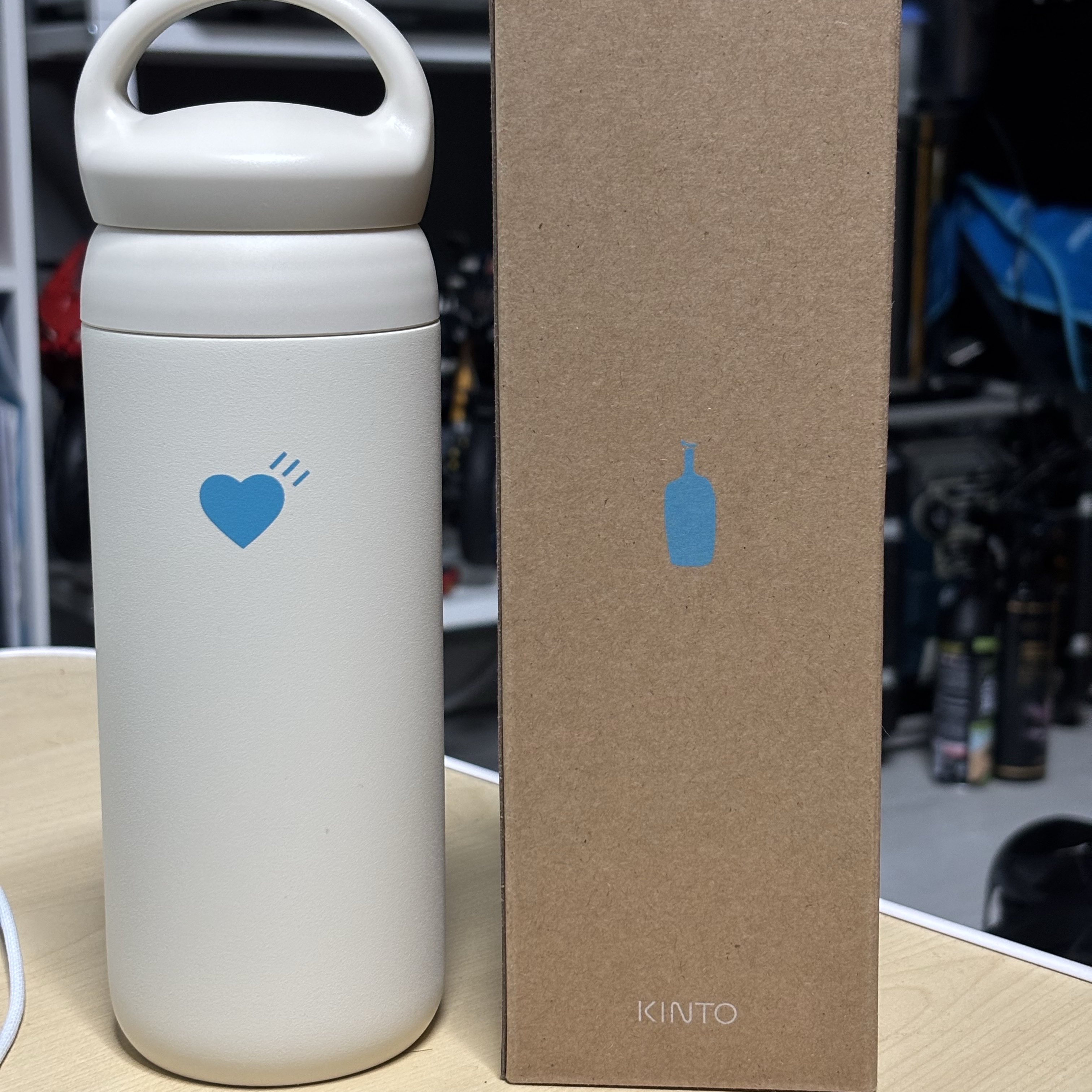 Human Made x Blue Bottle Coffee Day Off Tumbler White 착용 스타일