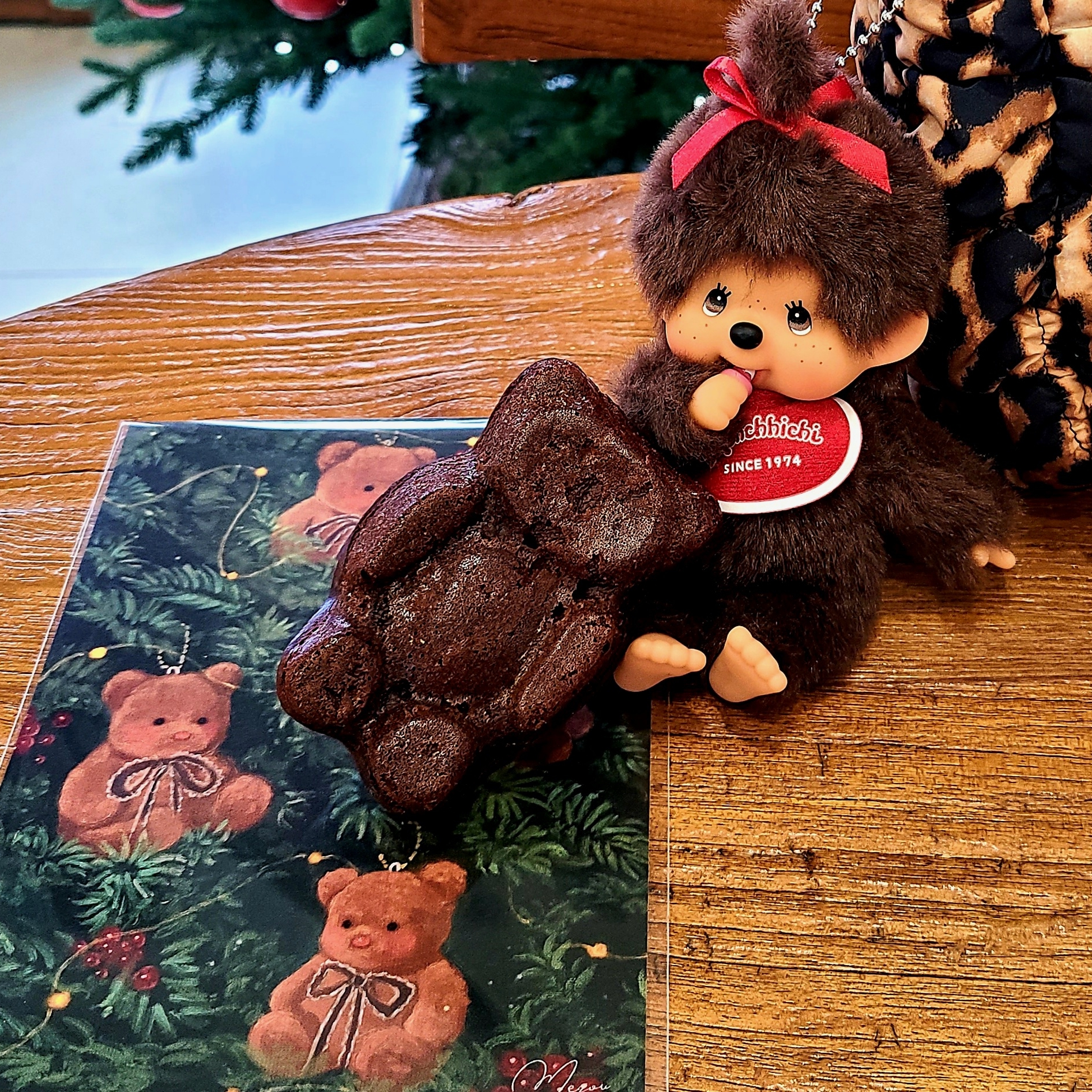 Monchhichi SS Girl Key Chain Brown, Monchhichi SS Keychain Girl 착용 스타일
