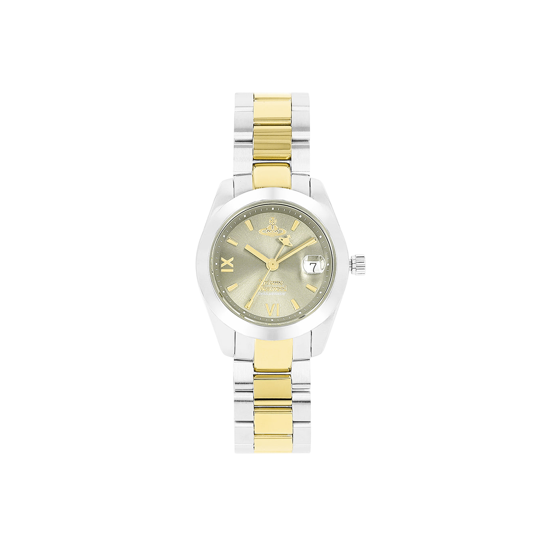 VV292GYSG [13% 쿠폰] (W) Vivienne Westwood Fenchurch 28mm Silver Rose Gold