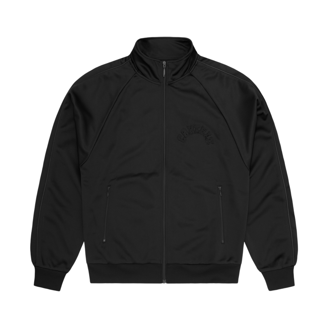 - Corteiz Crest Arch Track Jacket Triple Black