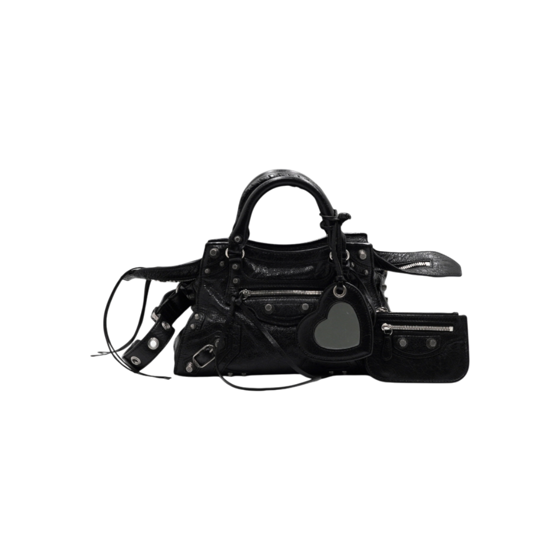 IT95JHIF24LN Balenciaga Neo Cagole XS Black Tote & Shoulder Bag