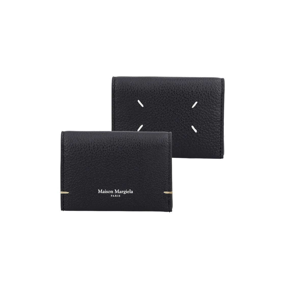 SA2UI0009 P7268 HB159 [13% 쿠폰] Maison Margiela Logo Stitch Small Card Holder Navy