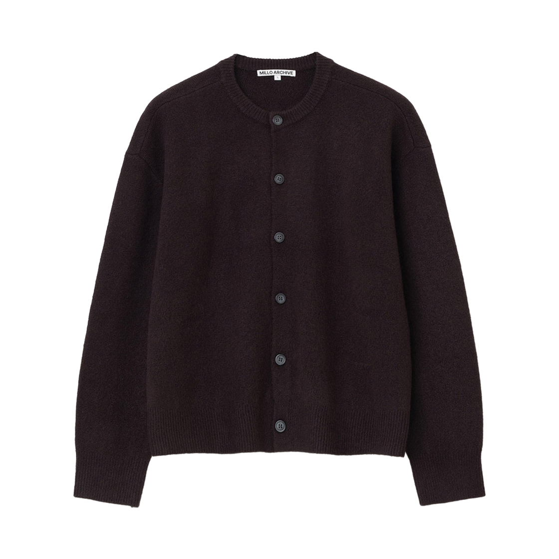 ML315PUR Millo Archive Crop Move Cardigan Purple