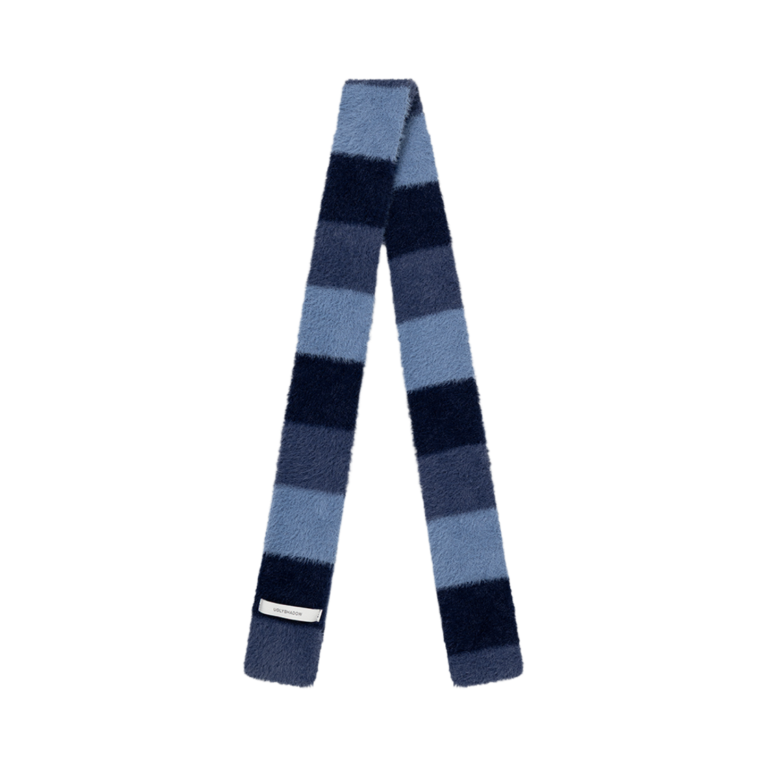 WTC032 UGLYSHADOW Striped Muffler Blue