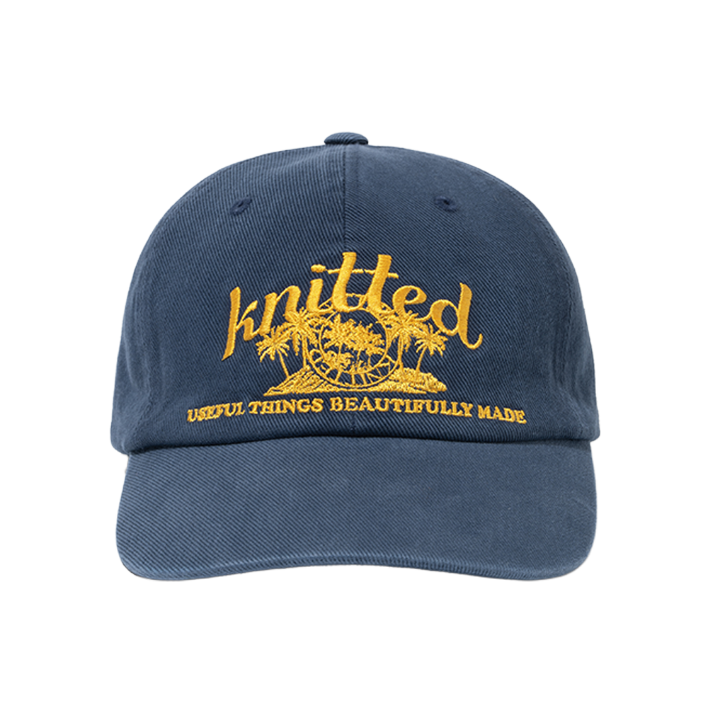 니티드 팜트리 로고 자수 볼캡 네이비(Knitted Palmtree Logo Ballcap Navy)