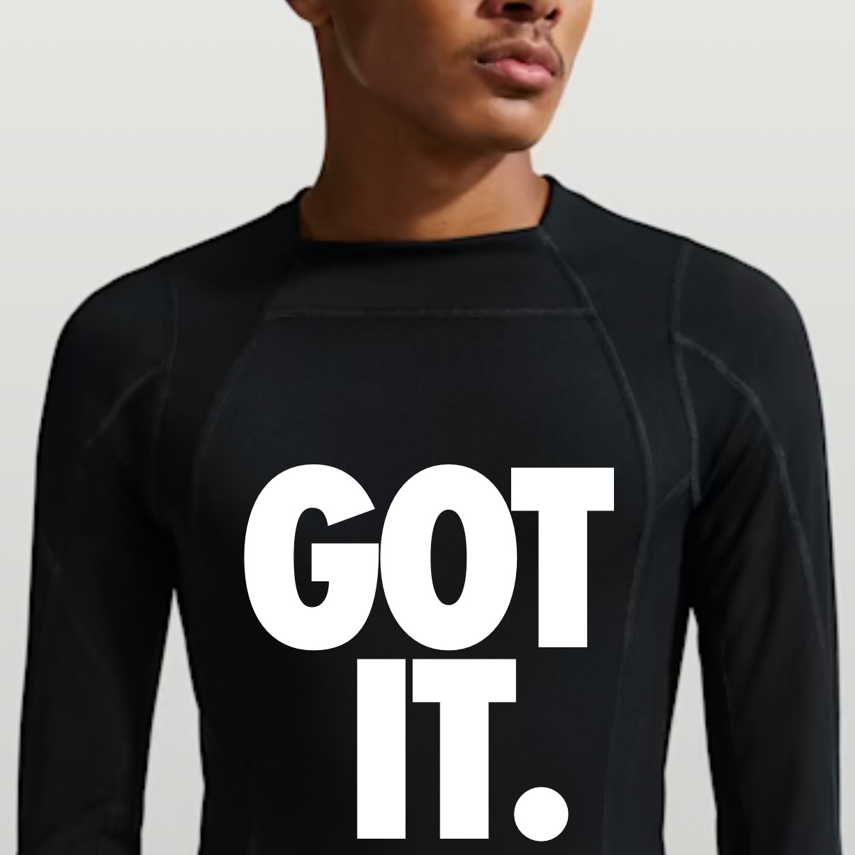 Nike x Jacquemus Long Sleeve Top Black (IH0425-010) 착용 스타일