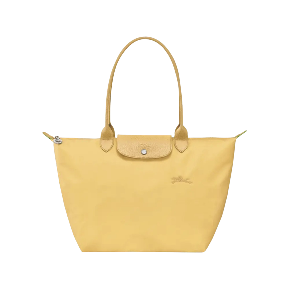 L1899919A81 Longchamp Le Pliage Green L Tote Bag Wheat