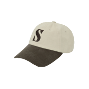 SATUR Vintage Mix Casual Ball Cap Cream Brown