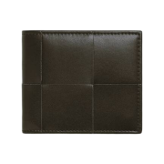 Bottega Veneta Cassette Bi-Fold Wallet Kaki Light Butterscotch