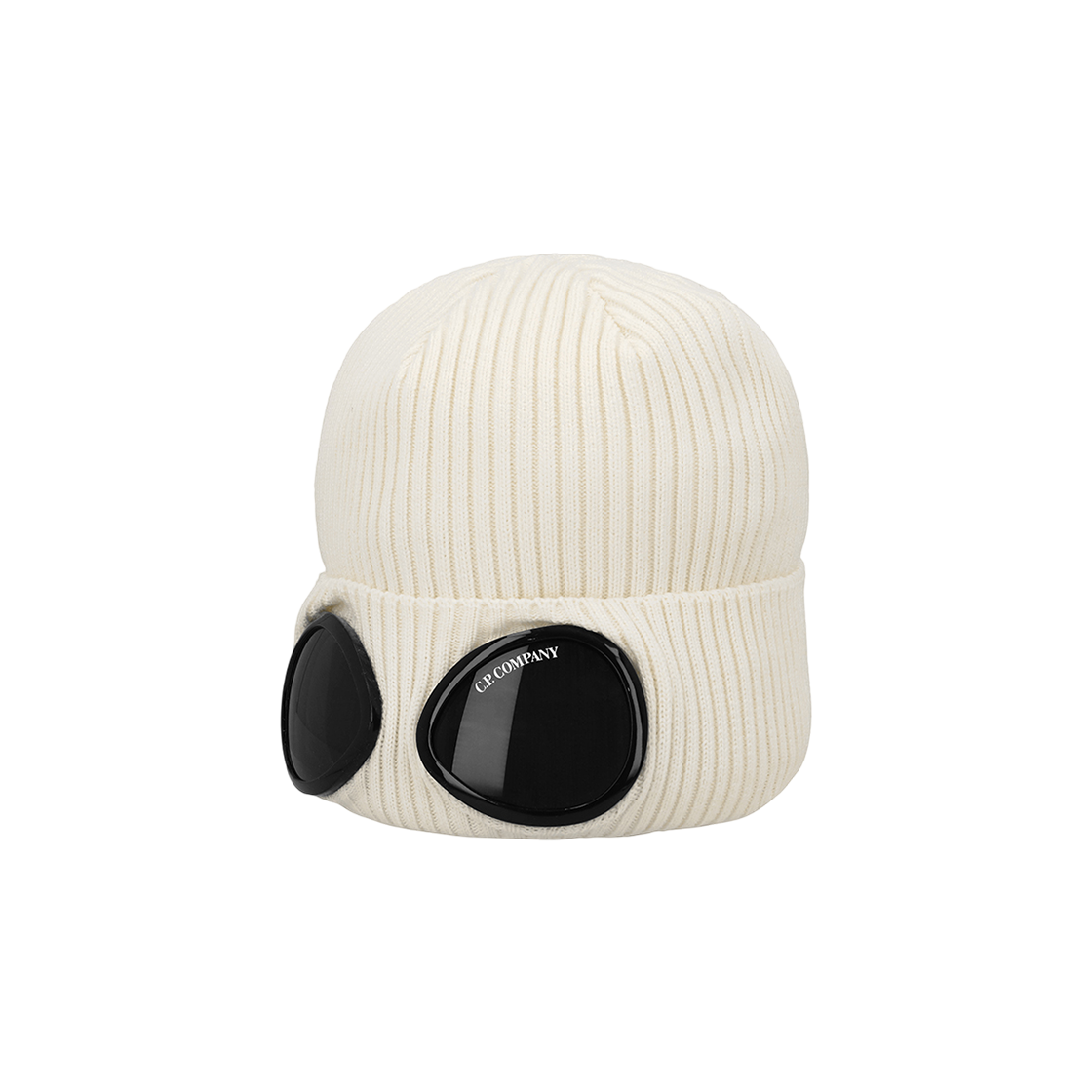 18CMAC016A 000727A 103 [13% 쿠폰] C.P. Company Cotton Goggle Beanie Gauze White - 25SS