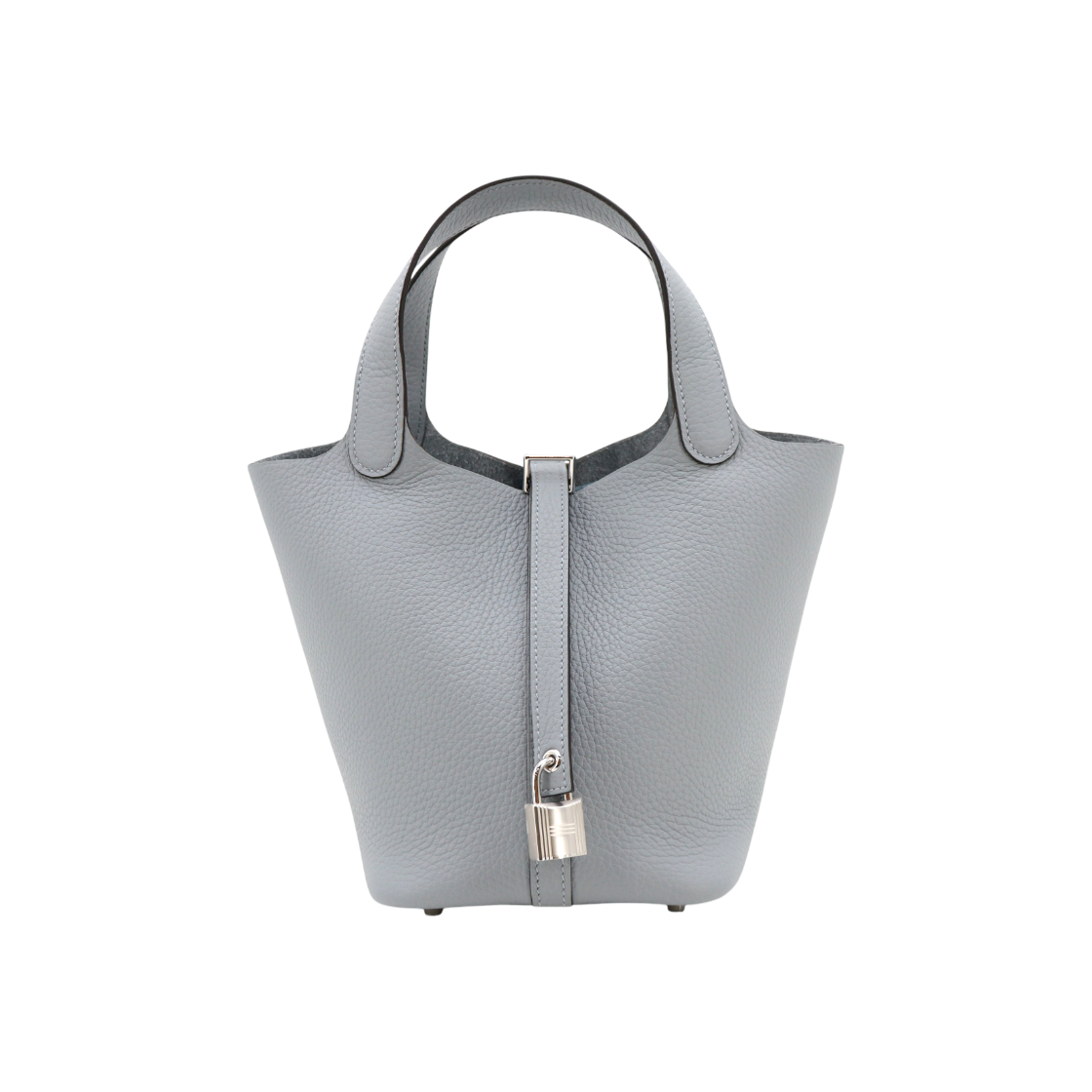 IT7HTPHDUBFL Hermes Picotin 18 Grained Leather Silver H Buckle H056289