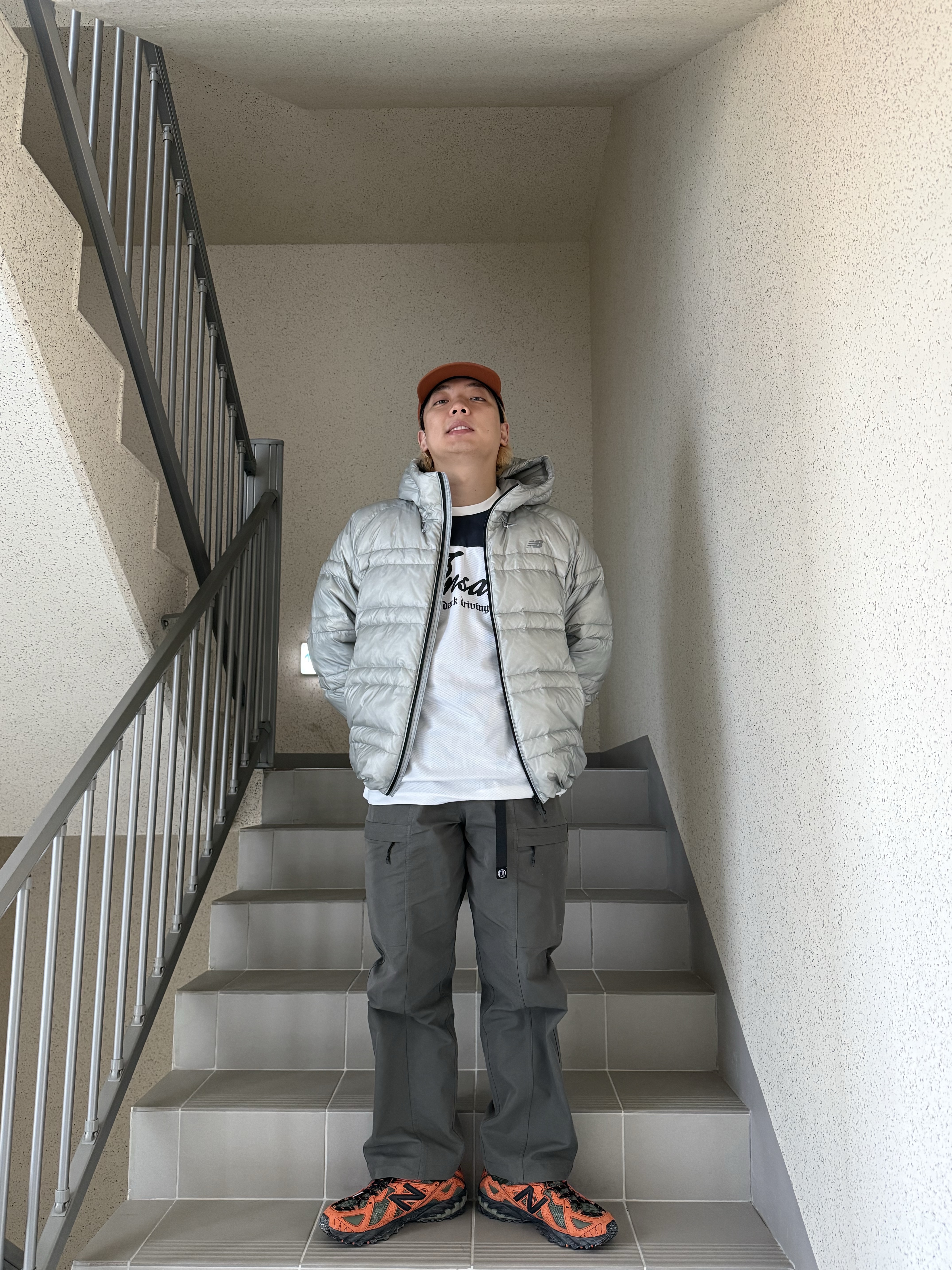 New Balance x Joe Freshgoods Beneath the Surface 610 Lil Swamps Orange 착용 스타일 - 5