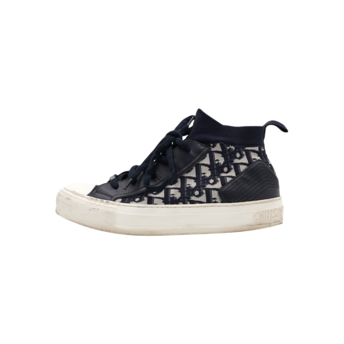 ITWDKONH5OSQ Dior KCK393TOK Deep Blue Oblique Walk'n'Dior Platform Sneakers