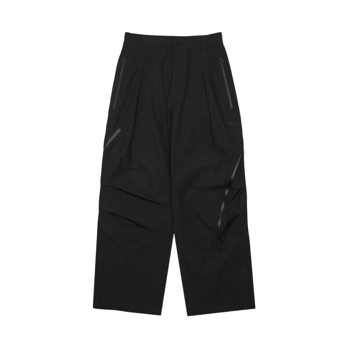 SG2503PAPO08 Sansan Gear Affine Curve Pants_A Black