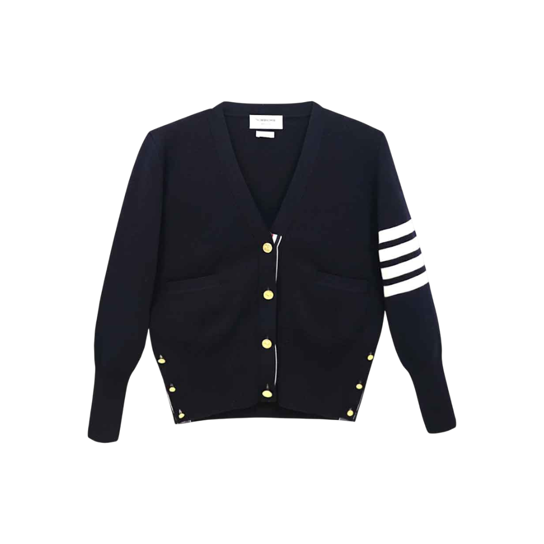 IT2DUG9W83AA Thom Browne Milano Stitch Wool Cardigan FKC207A