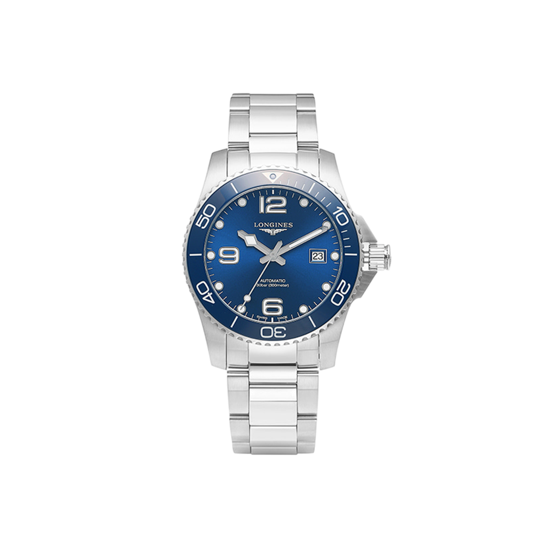 L3.781.4.96.6 [13% 쿠폰] Longines Hydroconquest 41mm Stainless Steel Ceramic Sunray Blue
