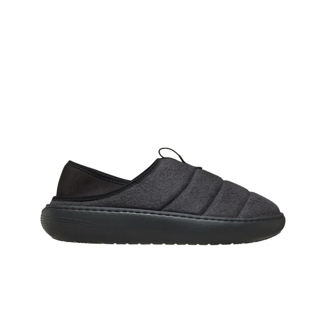 212097-001 Crocs Classic Vegan Suede Moc Black