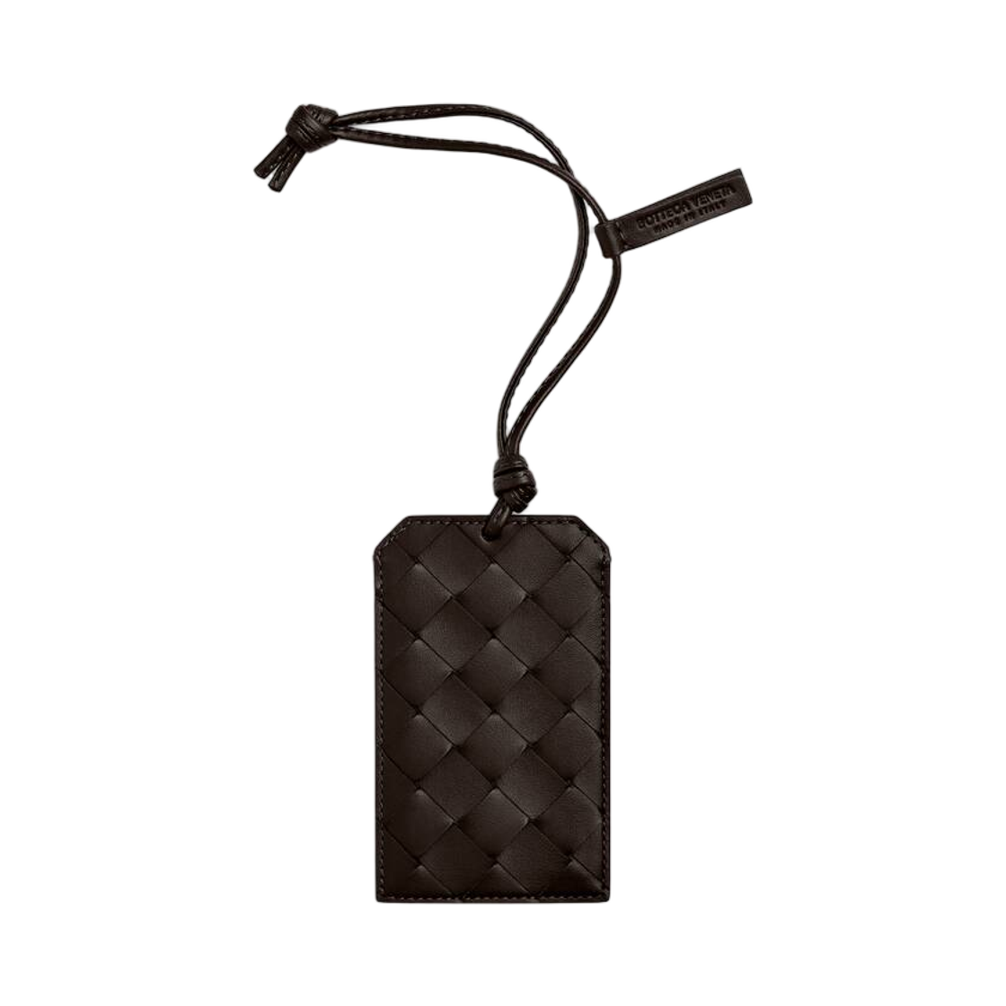 855187V4L312113 Bottega Veneta Badge Holder On Strap Fondant