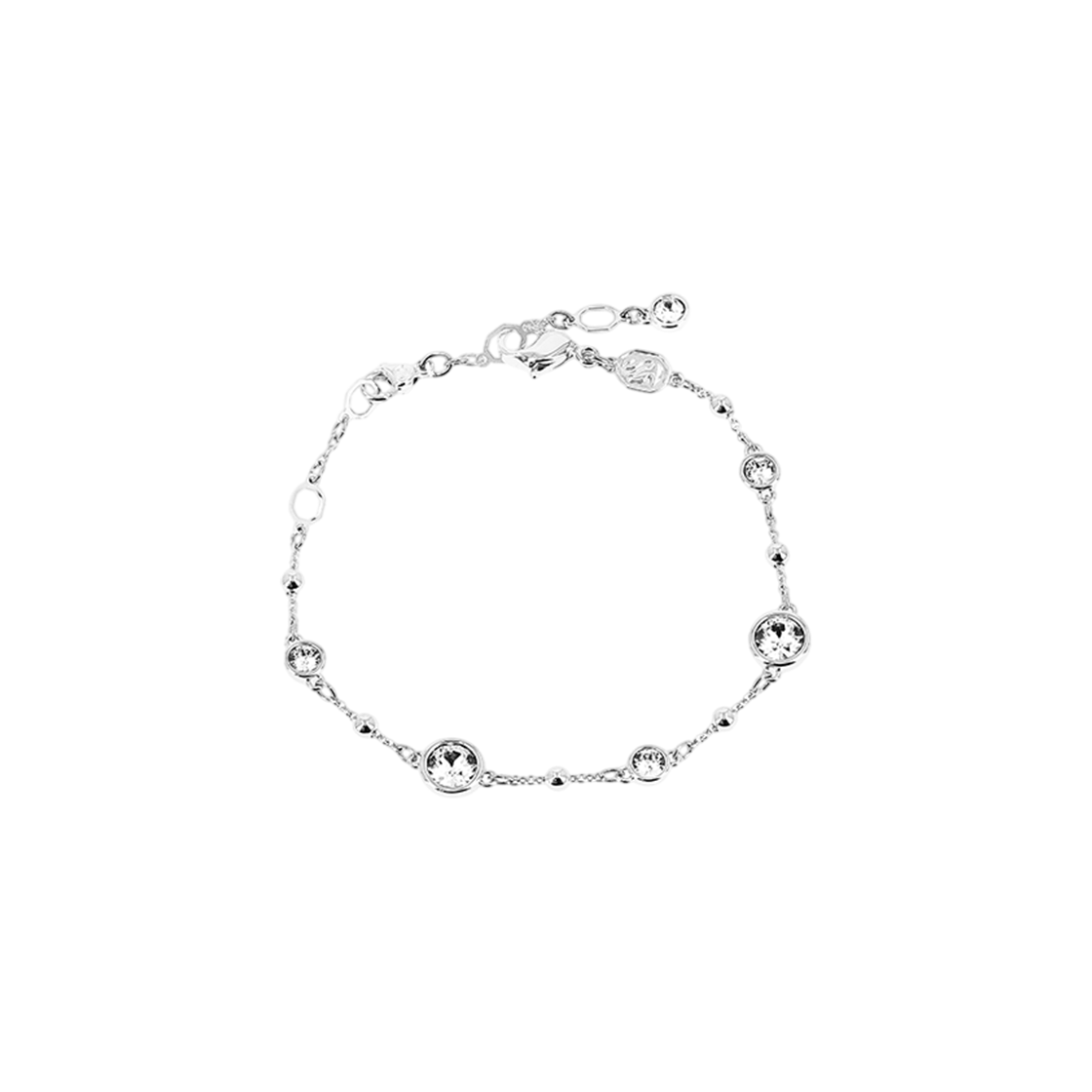 5696079 [13% 쿠폰] (W) Swarovski Imber Bracelet Round Cut White Rhodium Plated