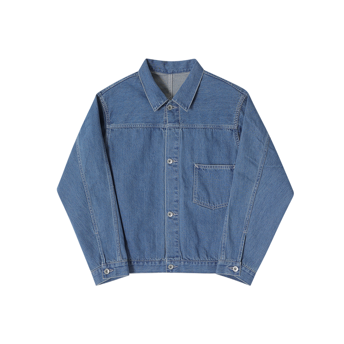 S25SA082E LI [13% 쿠폰] Nanamica Short Denim Jacket Light Indigo