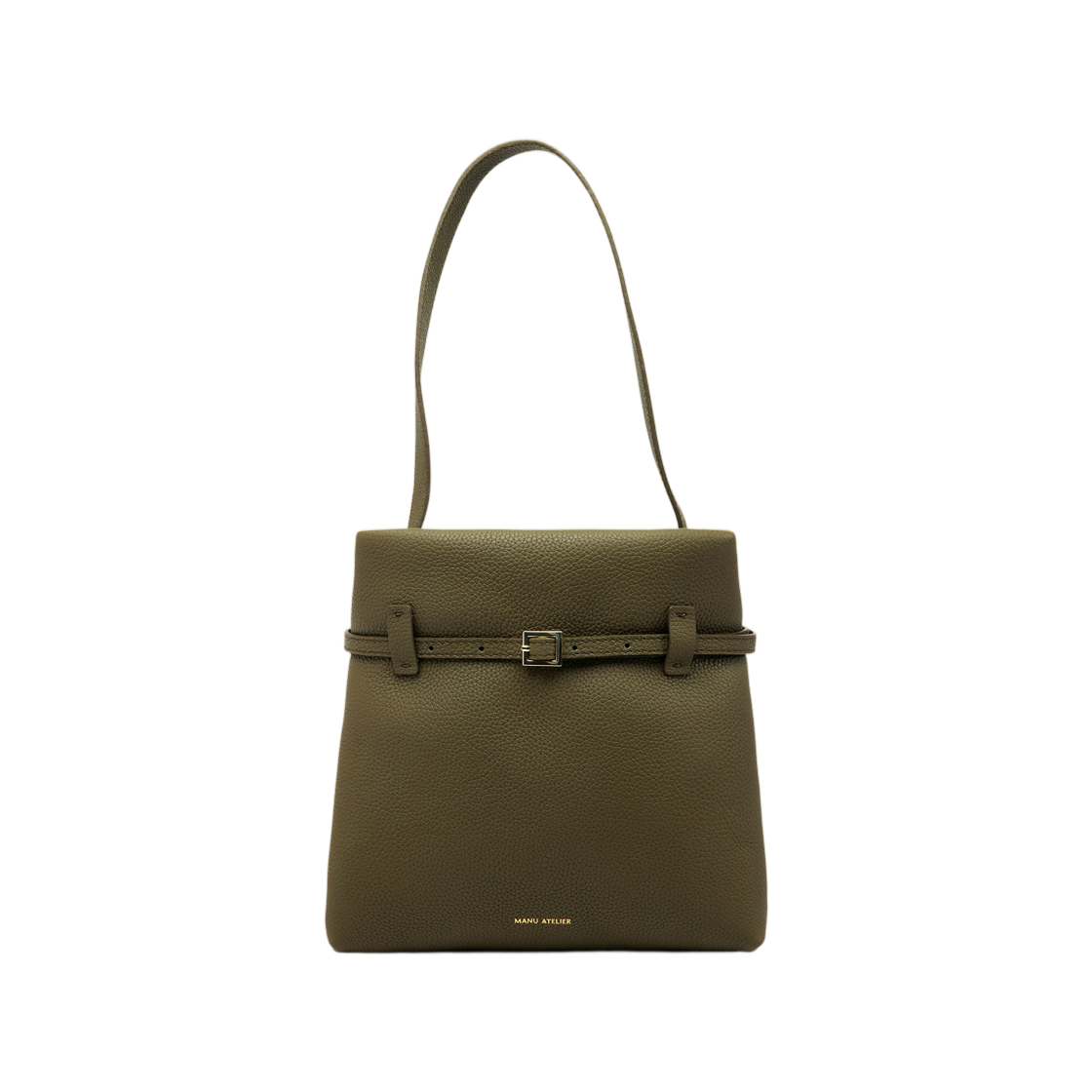 마누 아틀리에 미니 토트 듀 주르 카키(Manu Atelier Mini Tote du Jour Khaki)