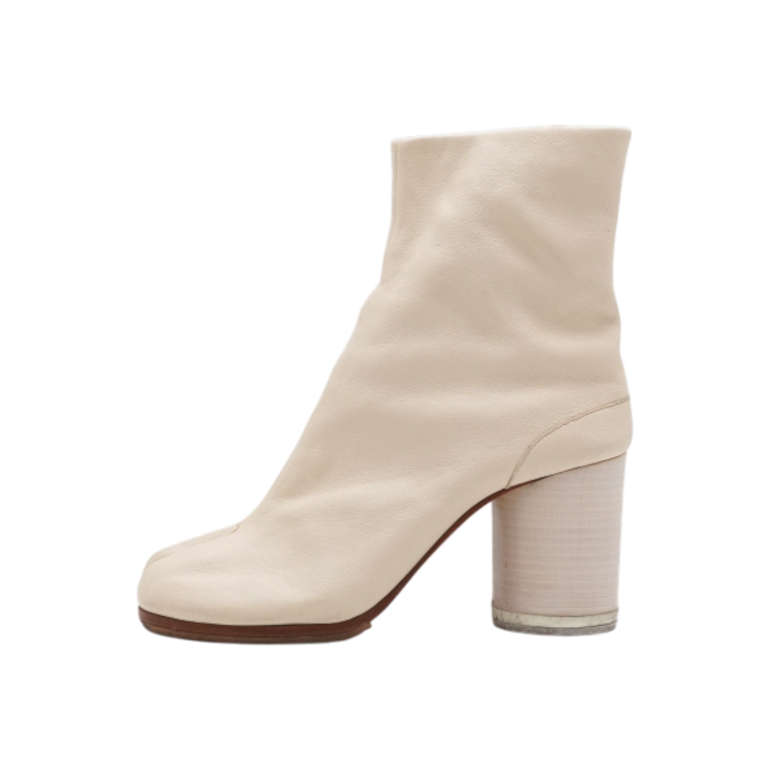 메종 마르지엘라 S58WU0260 아이보리 레더 타비 여성 앵클부츠aa58339(Maison Margiela Ivory Leather Tabi Ankle Boots)