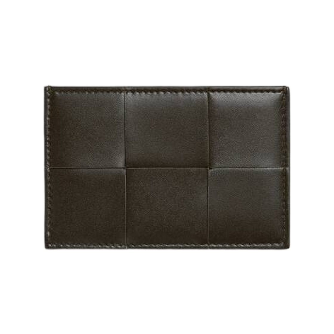 748052VBWD43376 Bottega Veneta Cassette Credit Card Case Kaki Light Butterscotch