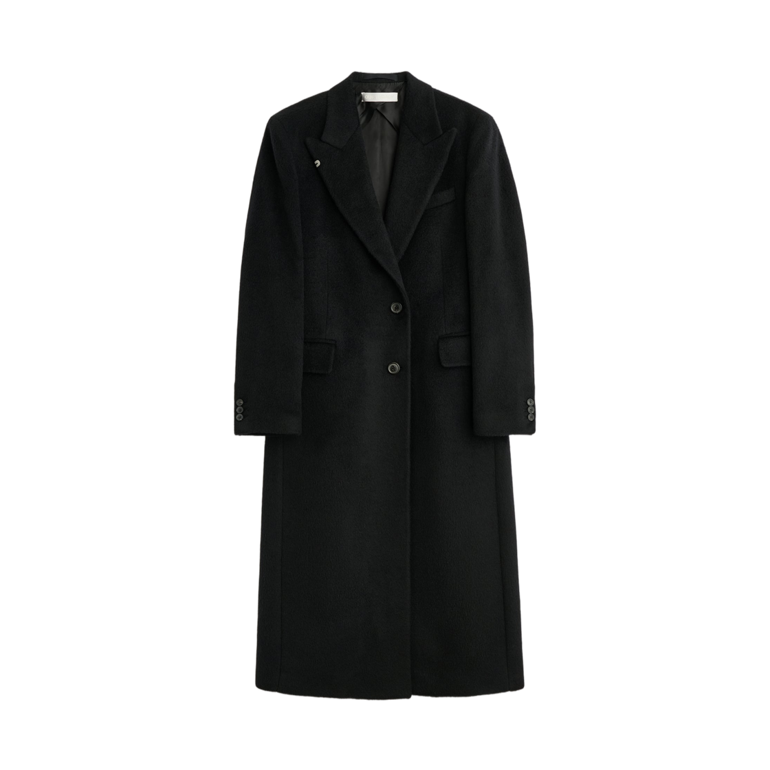 (W) 아워레가시 만타 코트 블랙 헤어리 울((W) Our Legacy Manta Coat Black Hairy Wool)