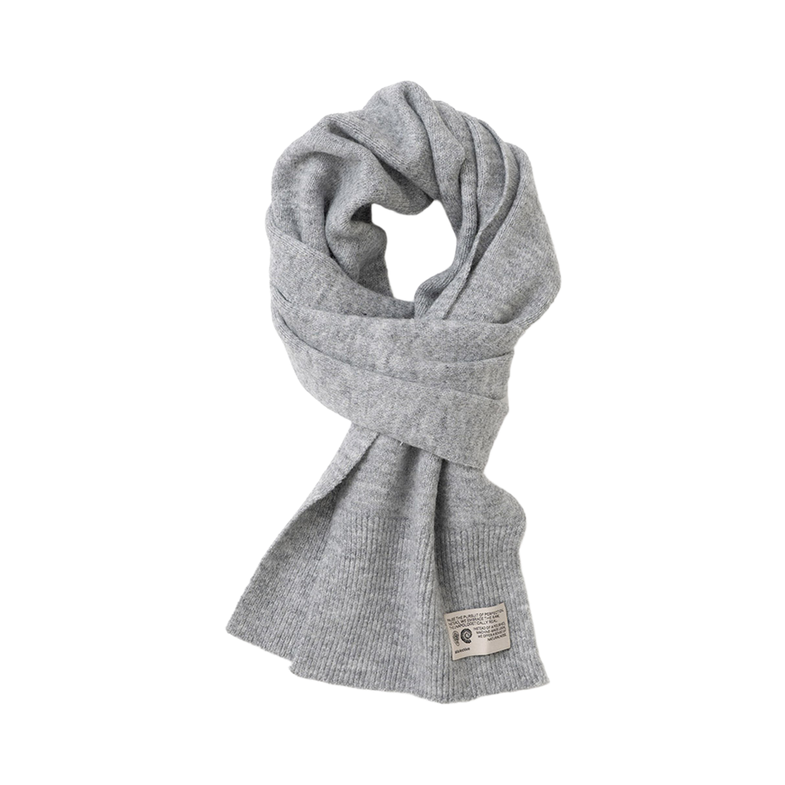 밀로 아카이브 글로우 로드 머플러 멜란지 그레이