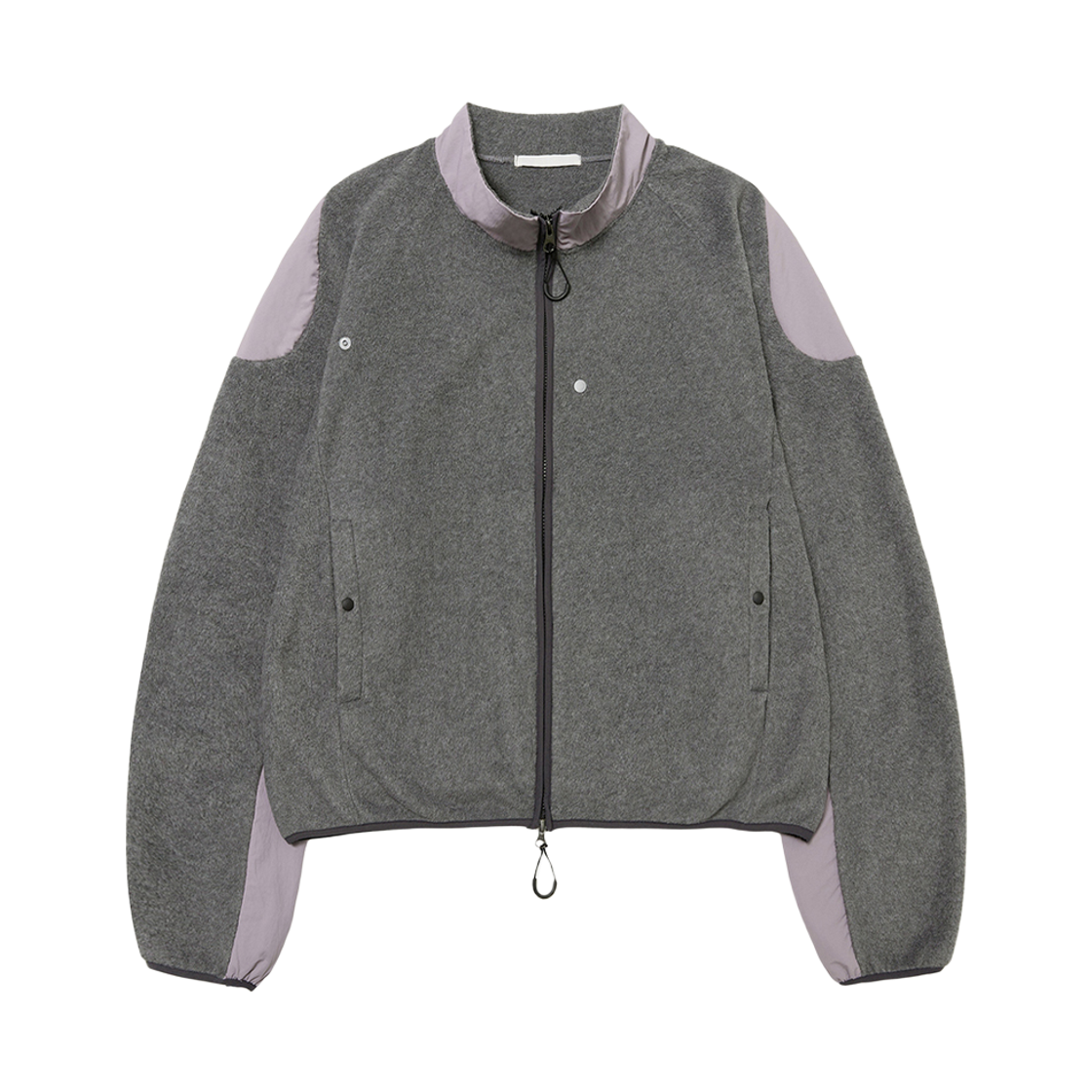 S25FW5001GR SEEN Paneled Fleece Jacket Grey