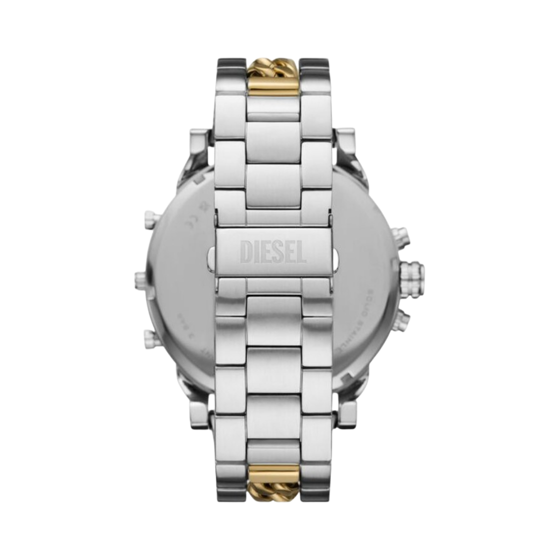 디젤 Dz7486 미스터 대디 2.0 쿼츠 투톤 57mm 스테인리스 스틸 실버 골드(Diesel Dz7486 Mr. Daddy 2.0 Quartz Two-Tone 57mm Stainless Steel Silver Gold) - 2