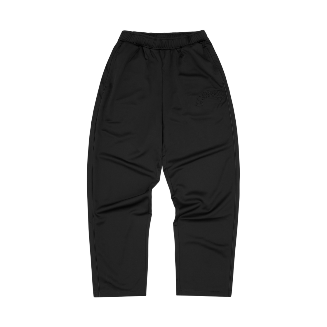- Corteiz Crest Arch Track Pant Triple Black