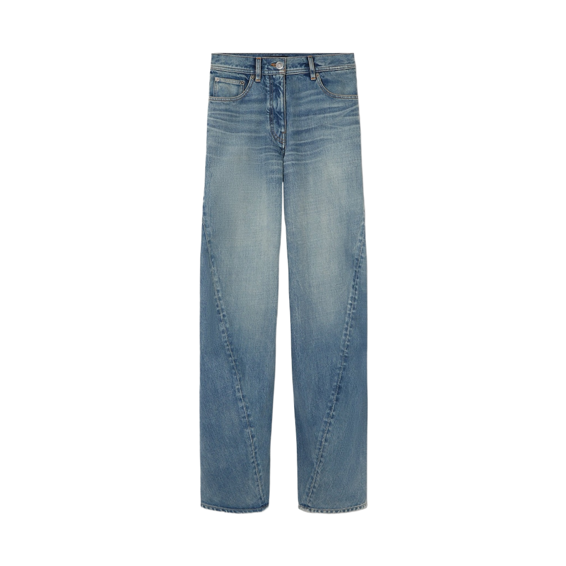 1019661-1A14295-1D800 (W) Versace Made in Japan Baggy Twisted Jeans Blue