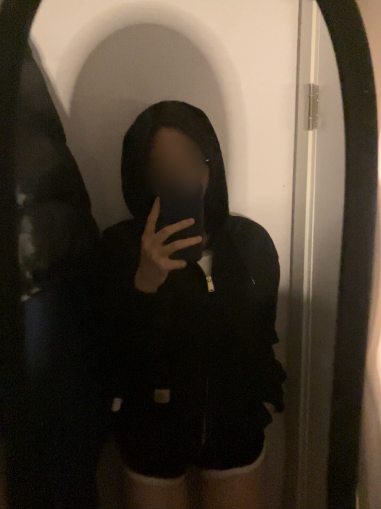 Carhartt Loose Fit Midweight Regular Full Zip Sweatshirt Black 착용 스타일