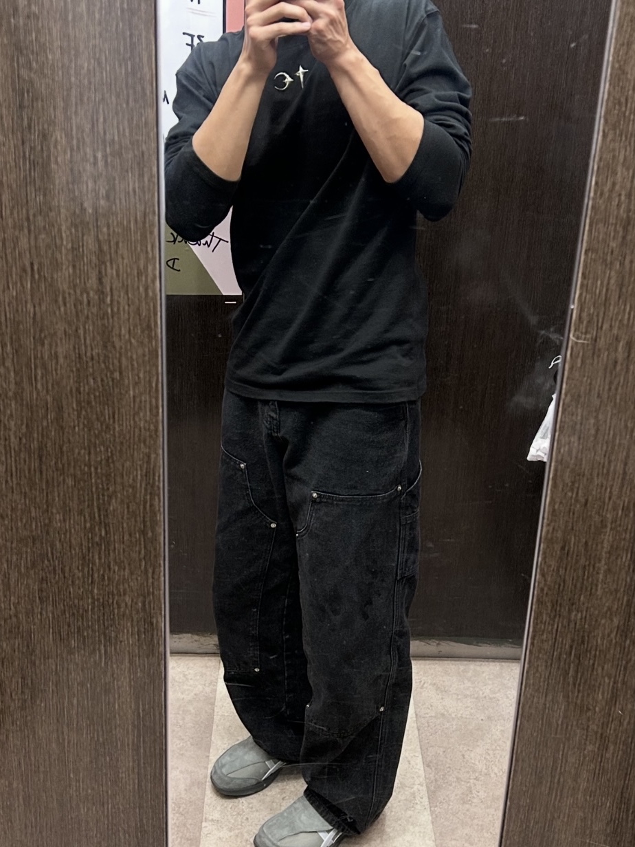 Thug Club Basic Sleeve Black 착용 스타일