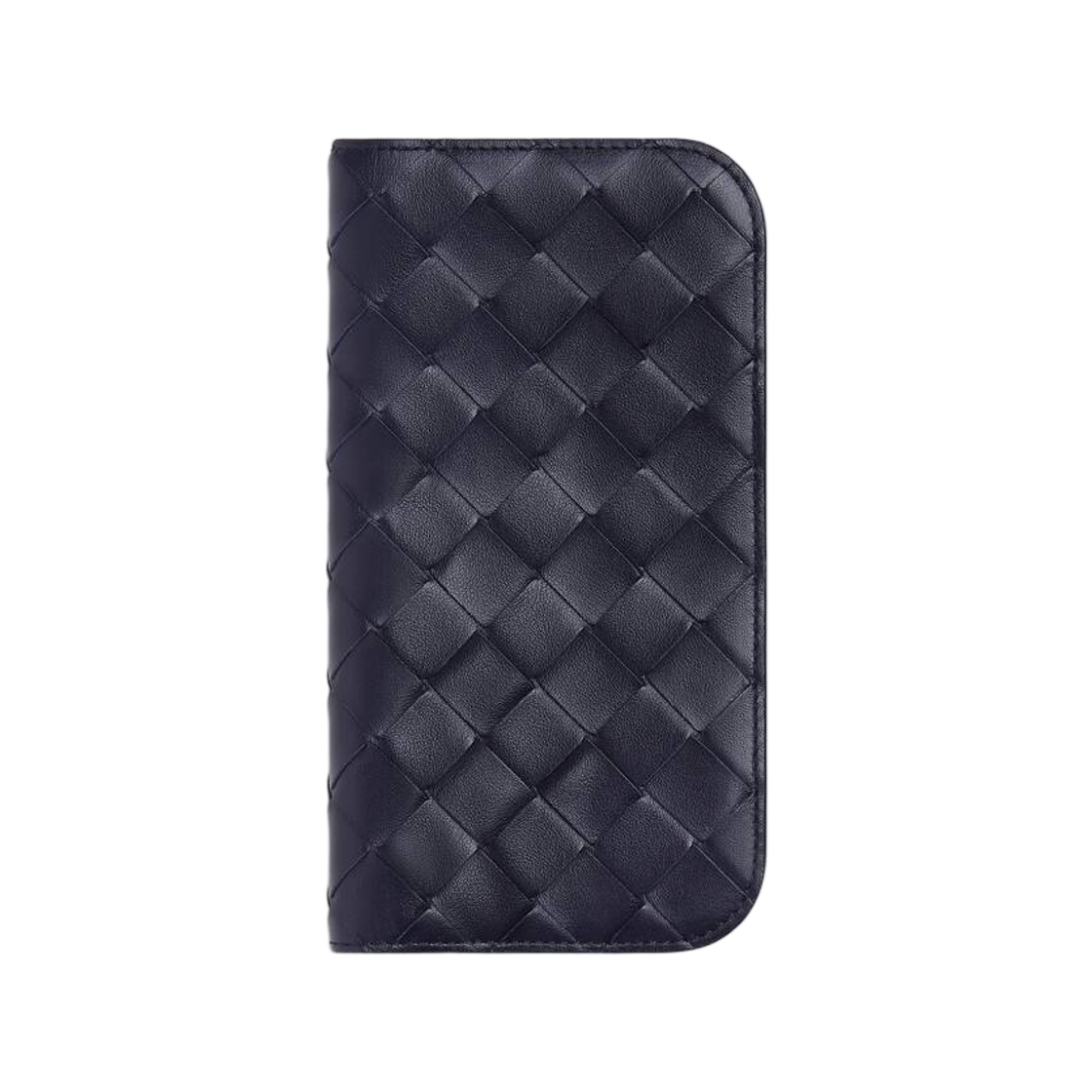보테가 베네타 인트레치아토 아이폰 16 프로 폴리오 케이스 녹터널(Bottega Veneta Intrecciato Iphone 16 Pro Foglio Case Nocturnal)
