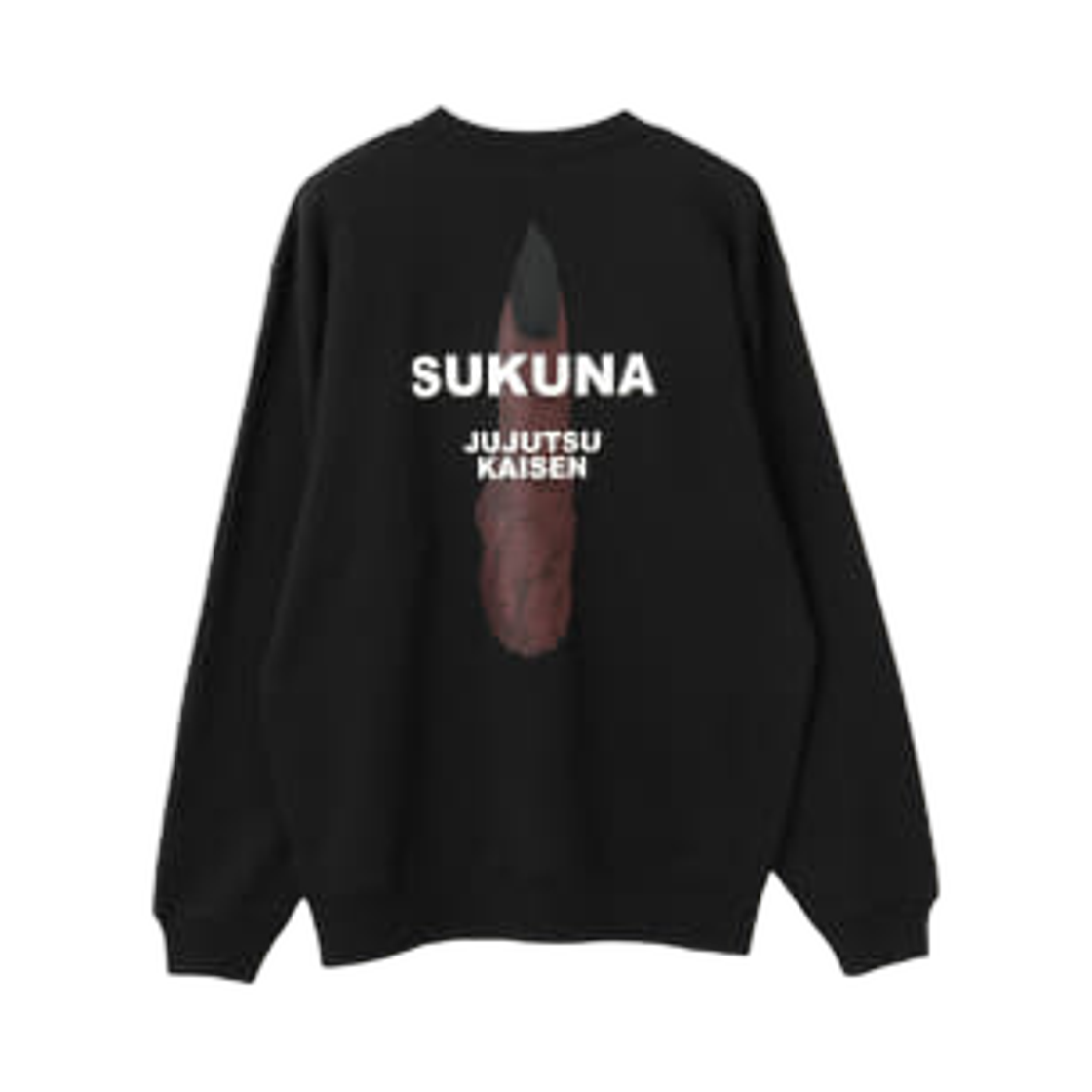 망가트 빔즈 x 주술회전 스쿠나 스웨트셔츠 블랙(Mangart Beams x Jujutsu Kaisen Sukuna Sweatshirt Black)