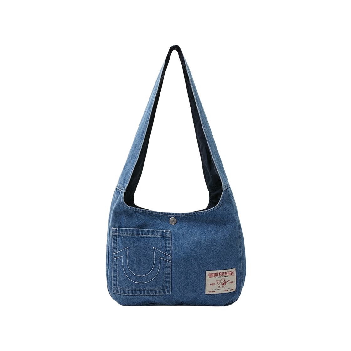 트루릴리젼 TR 클래식 데님 사이드 백_인디고(True Religion TR Classic Denim Side Bag_Indigo)