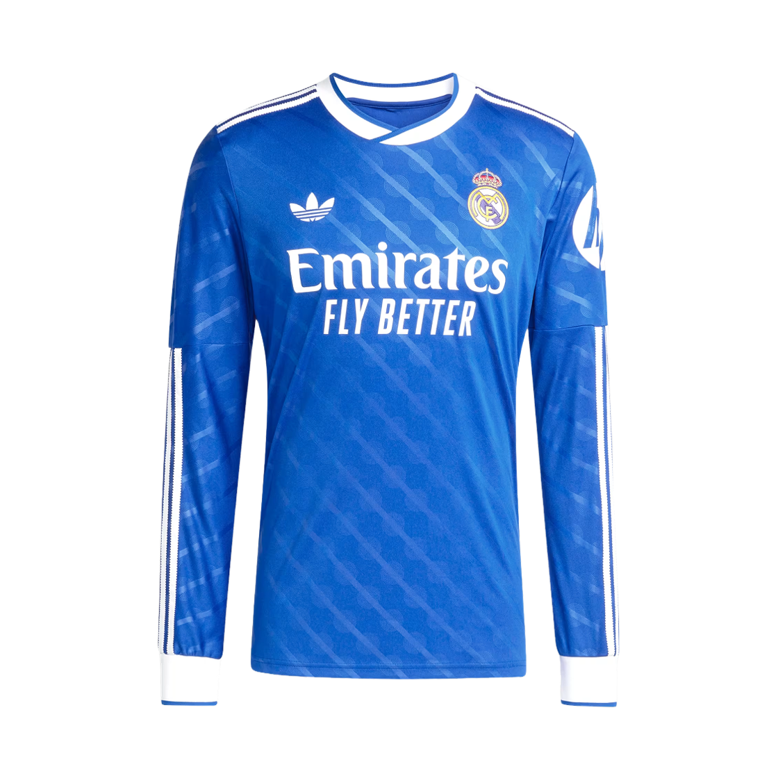 아디다스 레알 마드리드 2025/26 3rd 롱슬리브 저지 블루 버드 - KR 사이즈 (논 마킹 버전)(Adidas Real Madrid 2025/26 3rd Long Sleeve Jersey Blue Bird - KR Sizing (Non Marking Ver.)) - 1