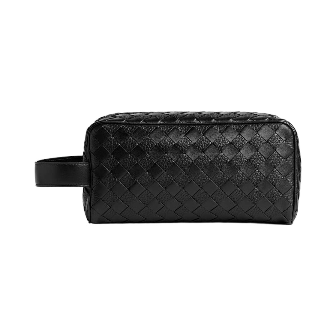 729295V63U38803 Bottega Veneta Intrecciato Travel Pouch Black