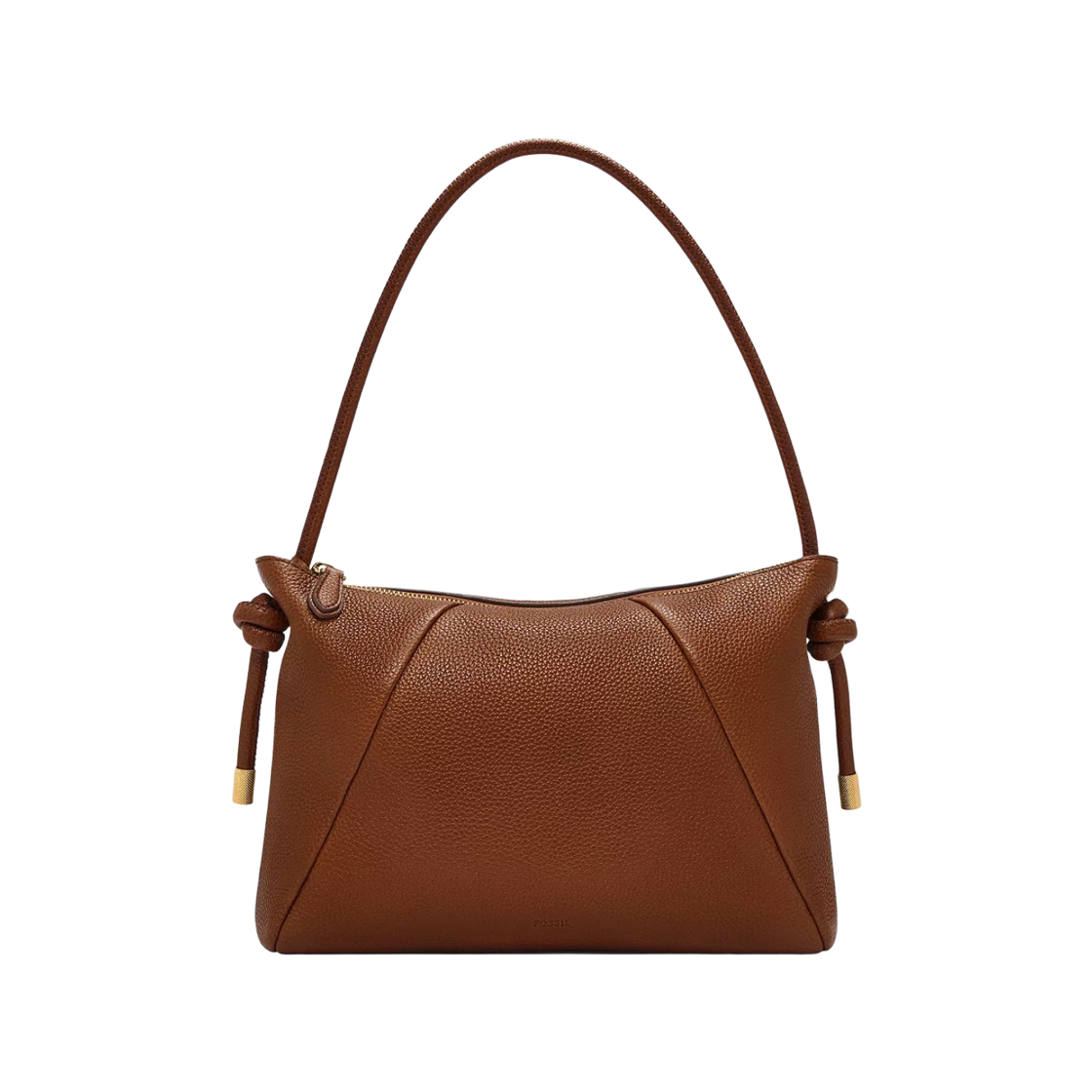 ZB11119200 Fossil Willa Leather Shoulder Bag Medium Brown